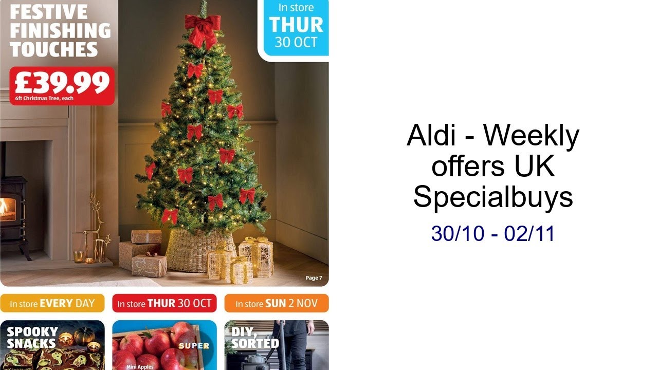Aldi - Weekly offers UK Specialbuys 30/10 - 02/11