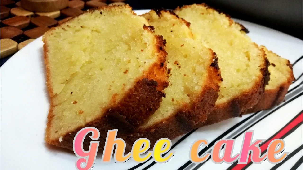 Ghee cake/easy homemade ghee cake YouTube