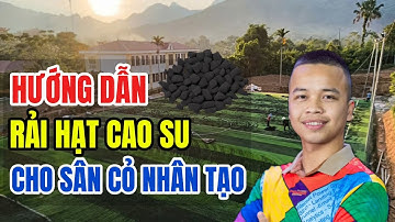 Hướng dẫn rải hạt cao su cho sân cỏ nhân tạo