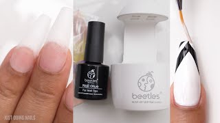 Testing a Gel Nail Kit from Amazon | Beetles Full Coverage Tips and Gel Nail Lamp for DIY Manicure