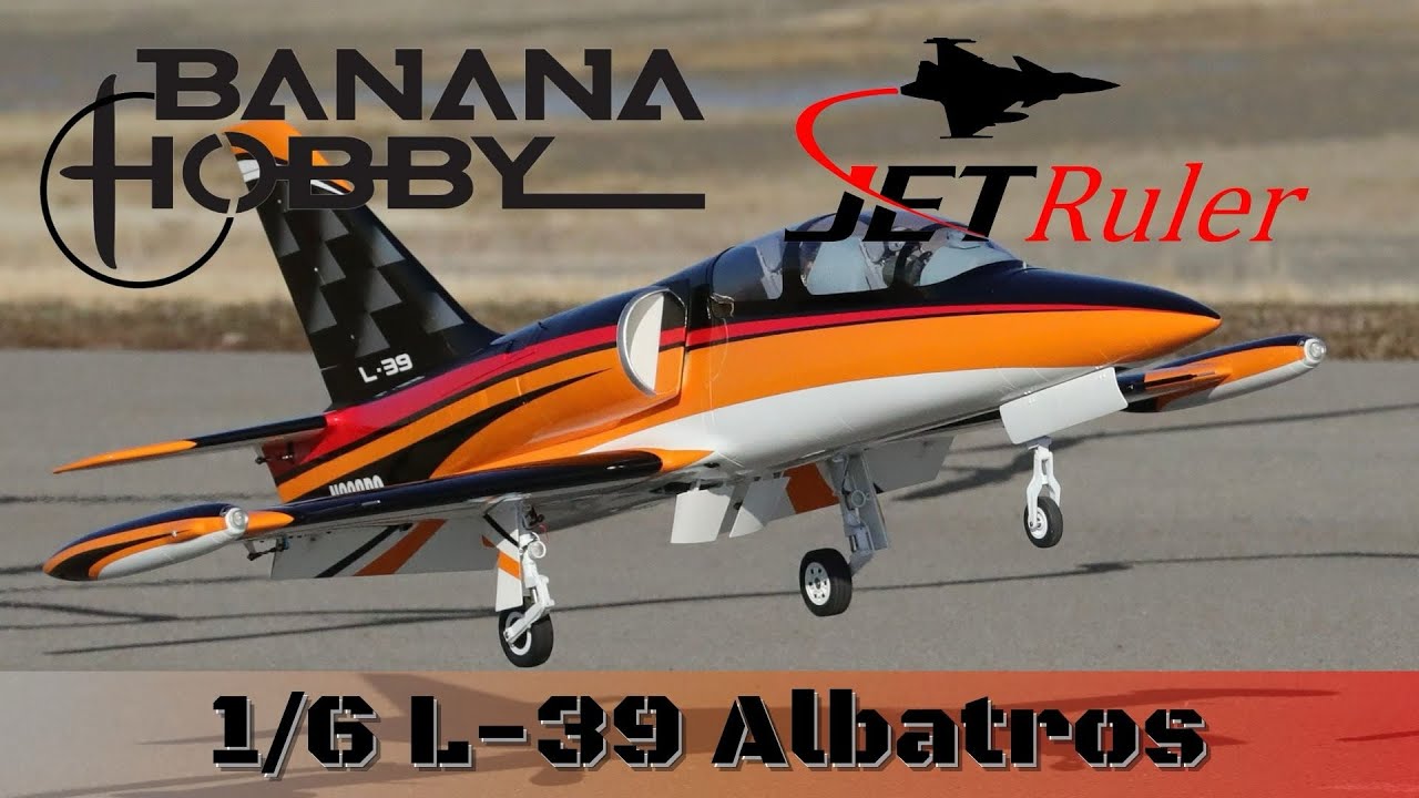 ホビーラジコン banana Banana hobby/JetRuler 1/6 L-39 Albatros un-boxing - YouTube
