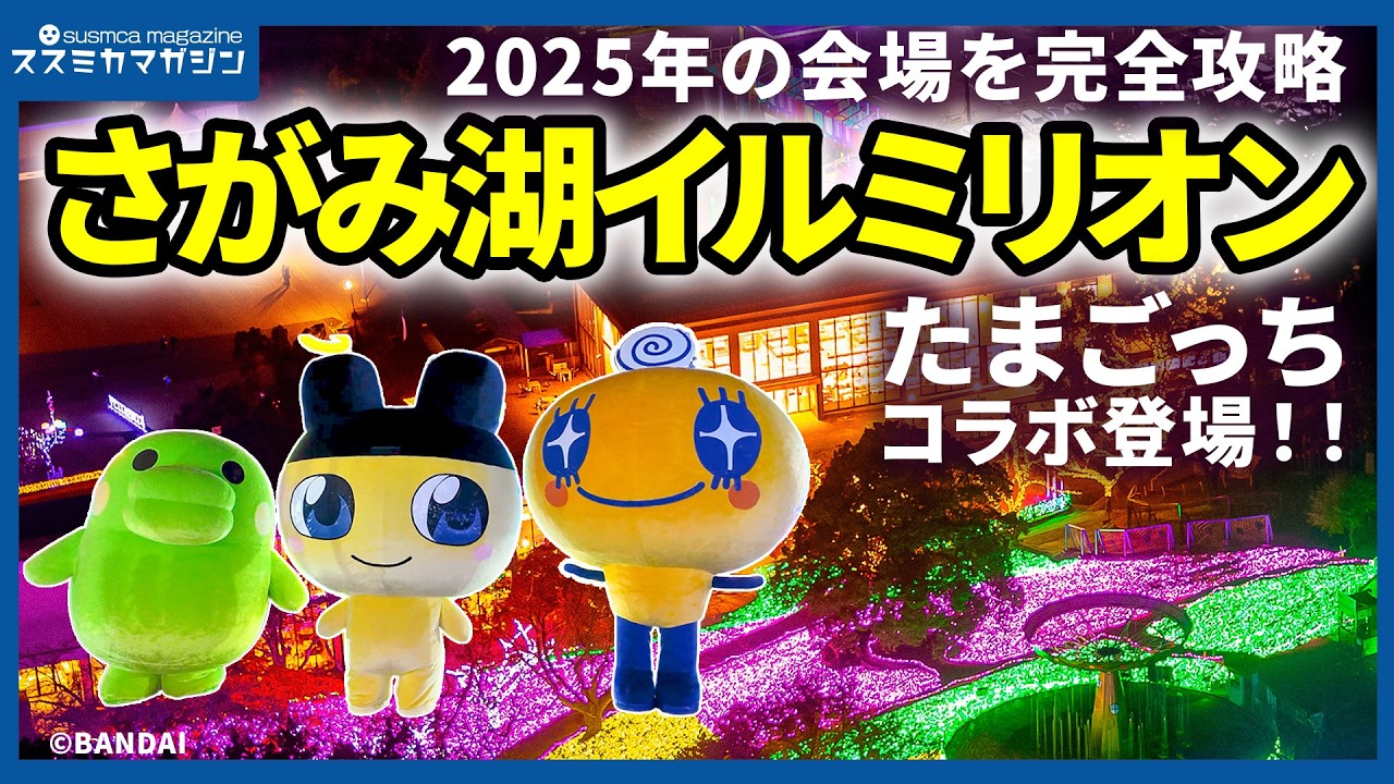 【2025 - 2026】さがみ湖イルミリオン 【たまごっちコラボ×関東最大級600万球】 「さがみ湖で発見！たまごっちのキラキラいるみねーしょん！」 #さがみ湖MORIMORI #会場レポート