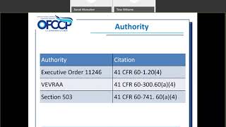 Overview of Section 503 Focused Reviews with OFCCP