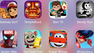 Best 8 Runner Game: Super Wings,Tom Gold Run,Spiderman Unlimited,Bendy Run,Ben 10,Temple,Subway Surf screenshot 5