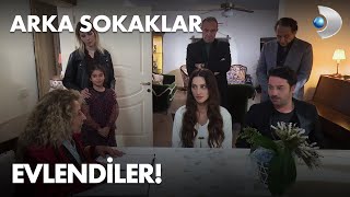 Hakan, Amina ile evlendi! Arka Sokaklar 638. Bölüm