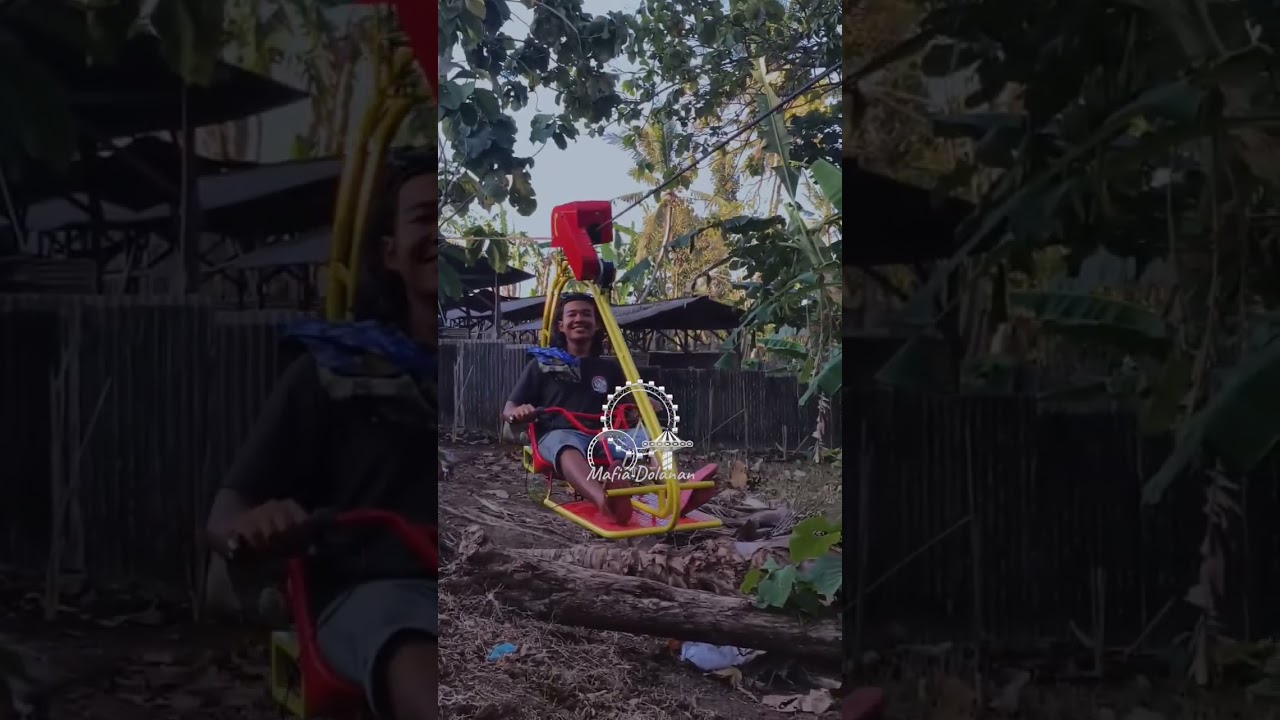 Sepeda Gantung Elektrik / Wahana Wisata Terbaru / Wahana Outbond / 081331317510