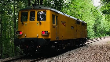 Network Rail 73952 At Beeley Woods From Derby RTC To Derby RTC Via Stocksbridge & Doncaster