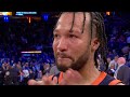 Jalen Brunson EMOTIONAL after being named to 2024 NBA All-Star Game