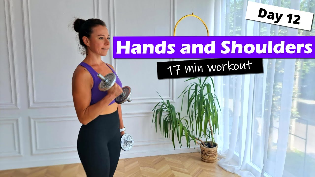 17 Min DUMBBELL ARMS & SHOULDER WORKOUT at Home | No Repeat - YouTube