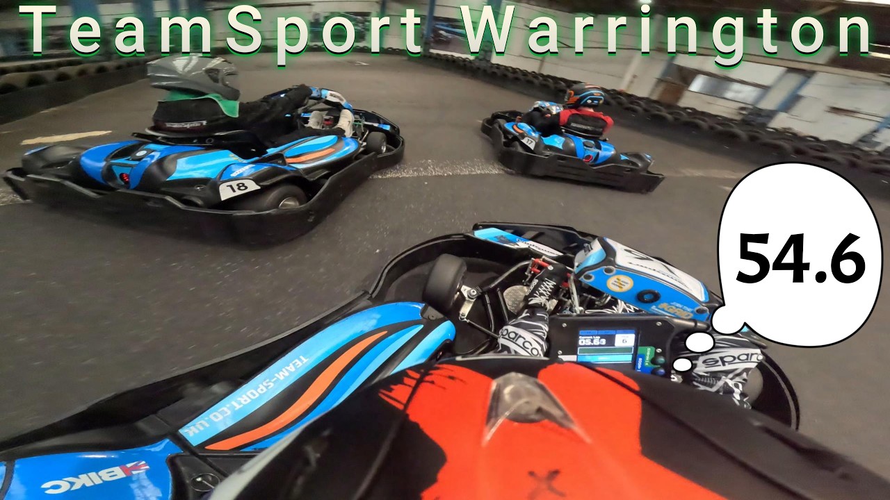 Go Karting TeamSport Warrington public session  with TJ