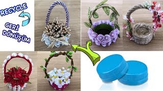 Making Basket from Plastic bottle cap