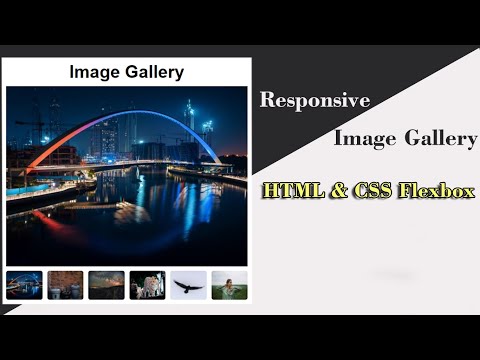 Create a Responsive Image Gallery using HTML & CSS Only