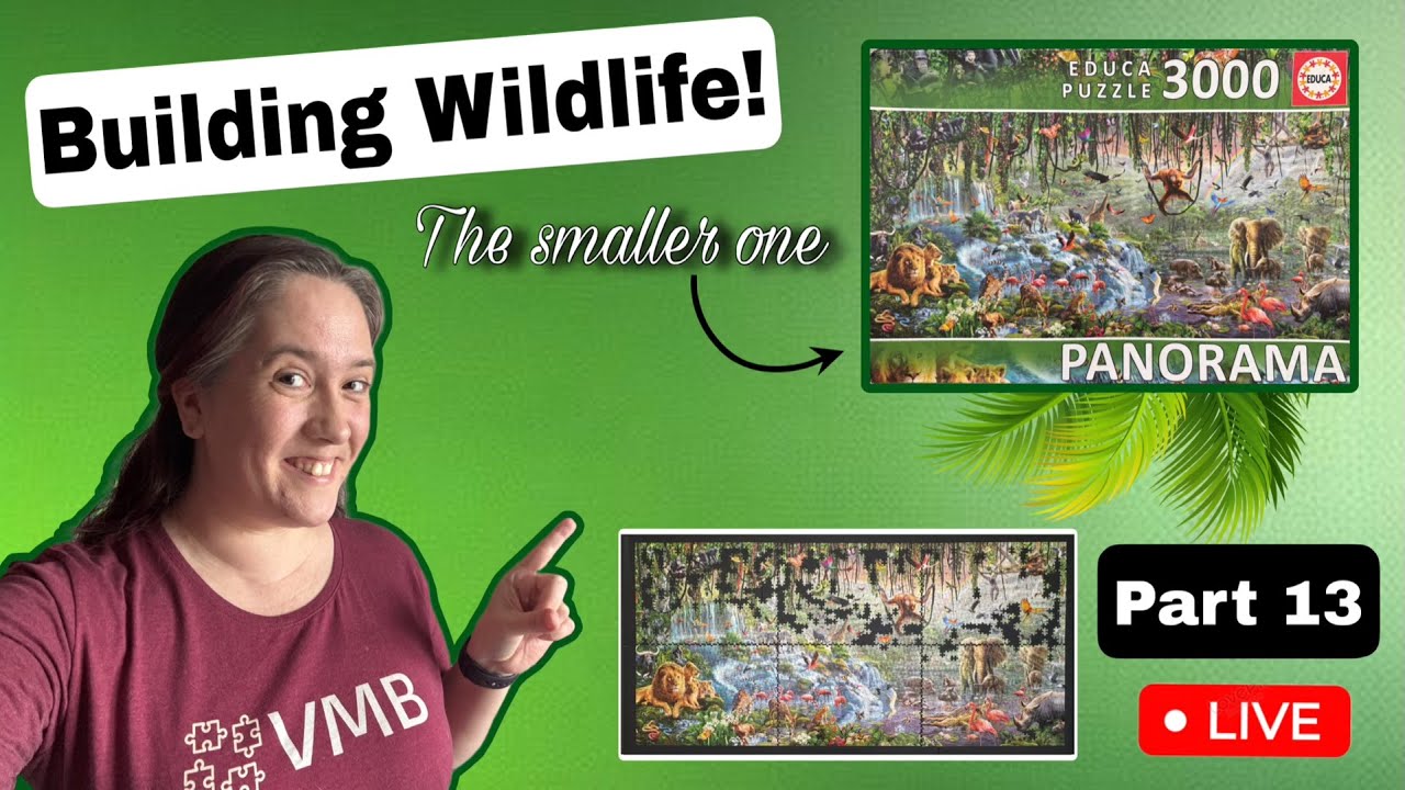 Building Wildlife's wee sibling - 3000 PIECES - Educa | Live, part