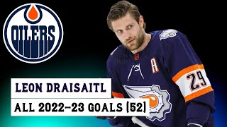 Leon Draisaitl (#29) All 52 Goals of the 2022-23 NHL Season