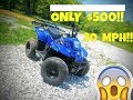 CHEAP Chinese ATV Review!! 110CC 30MPH and Only $500!!