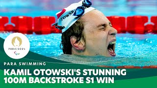 Download Lagu 🇵🇱 Kamil Otowski's Stunning 100m Backstroke S1 Win | Para Swimming - Paris 2024 Paralympics MP3