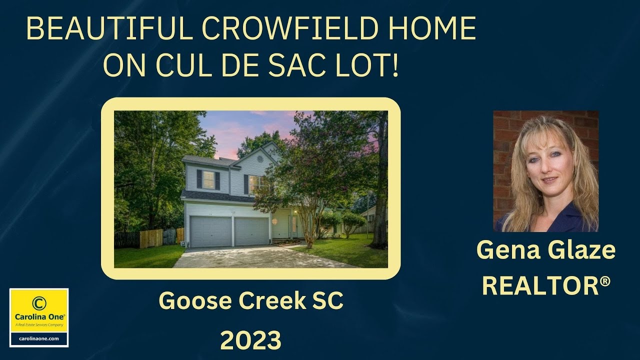 Goose Creek Real Estate 102 Grafton Way Crowfield Plantation YouTube