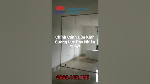 Chỉnh Cánh Cửa Kính Cường Lực Bao Nhiêu Tiền? #shorts