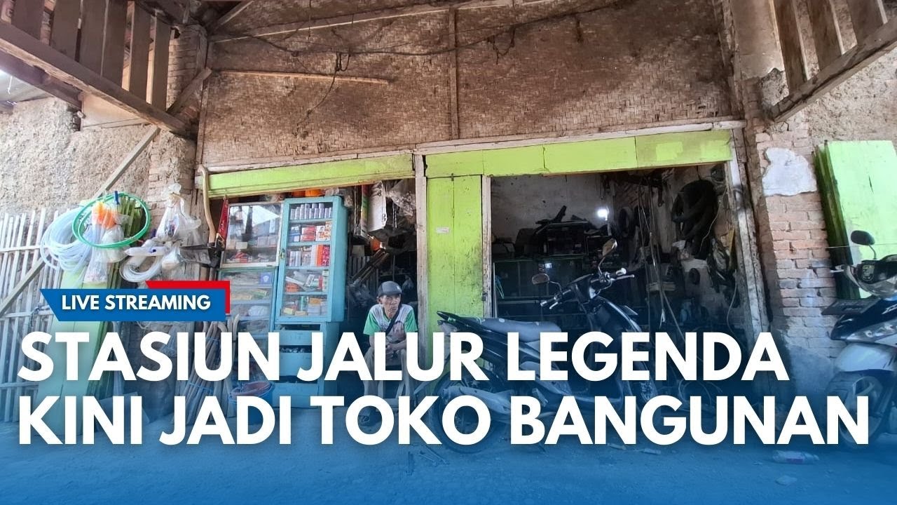 STASIUN Dayehkolot dulu Penghubung Kereta Bandung-Ciwidey kini Jadi Toko Bangunan Penyambung Hidup