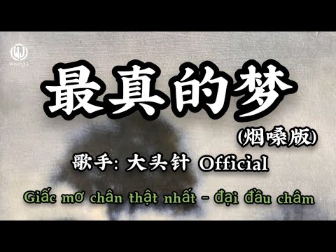 最真的梦 (烟嗓版) - 大头针 Official || Giấc Mơ Chân Thật Nhất - Đại Đầu Châm Official (Lyrics 2026)