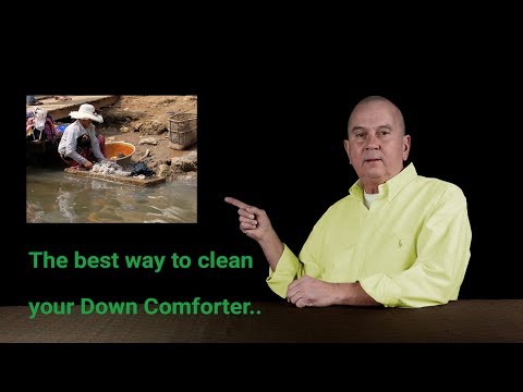 The best way to clean a goose Down Comforter...