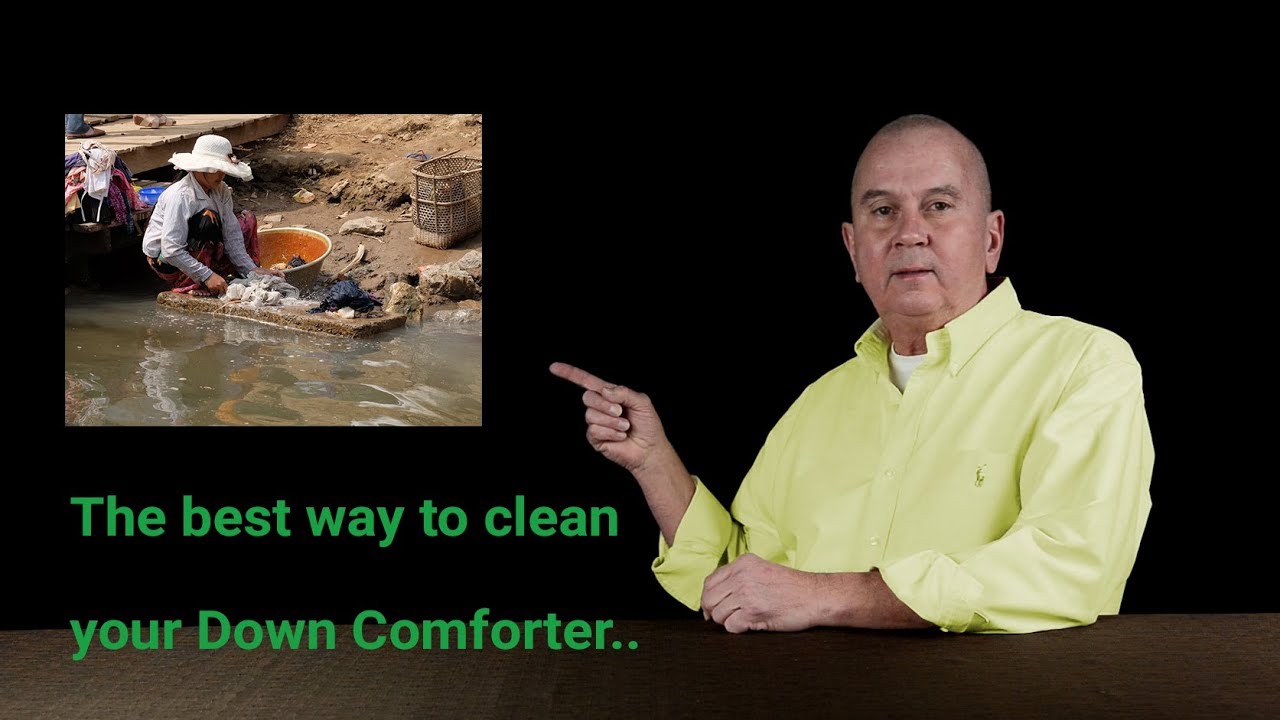 The Best Way To Clean A Goose Down Comforter Youtube