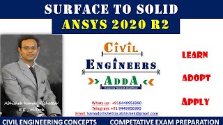 Surface To Solid Creation in Ansys 2020 R2 Net Worth