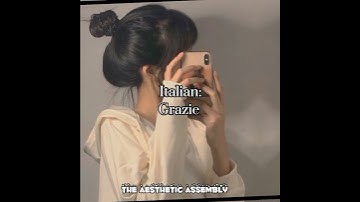 How to say "Thank you"in different languages ✨🌷#aesthetic #fypシ