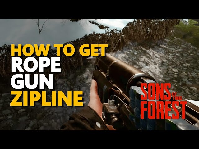 Sons Of The Forest - How To Get The Rope Gun - GameSpot