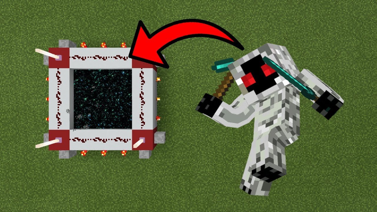 How To Make a Portal to the Entity 303 Dimension in MCPE 
