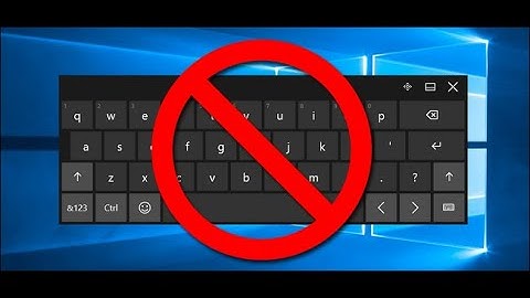 how to disable on screen keyboard permanently