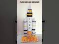 Mini ISRO Rocket Blast Off 🔥 | Easy School Project #DIYRocket #ISRO #SchoolProject #crafts