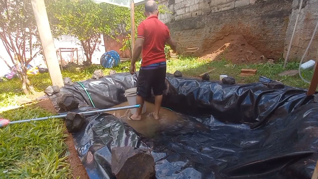 брезентовый резервуар для тилапии, часть 1