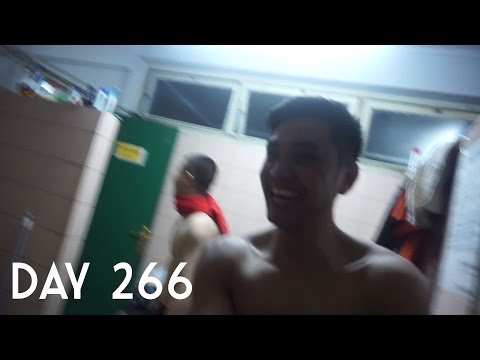 (Day 266) Mandi bareng !! dan latian basket kampus jadi alumni