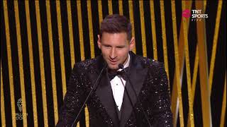 Messi gana su SEPTIMO BALON DE ORO