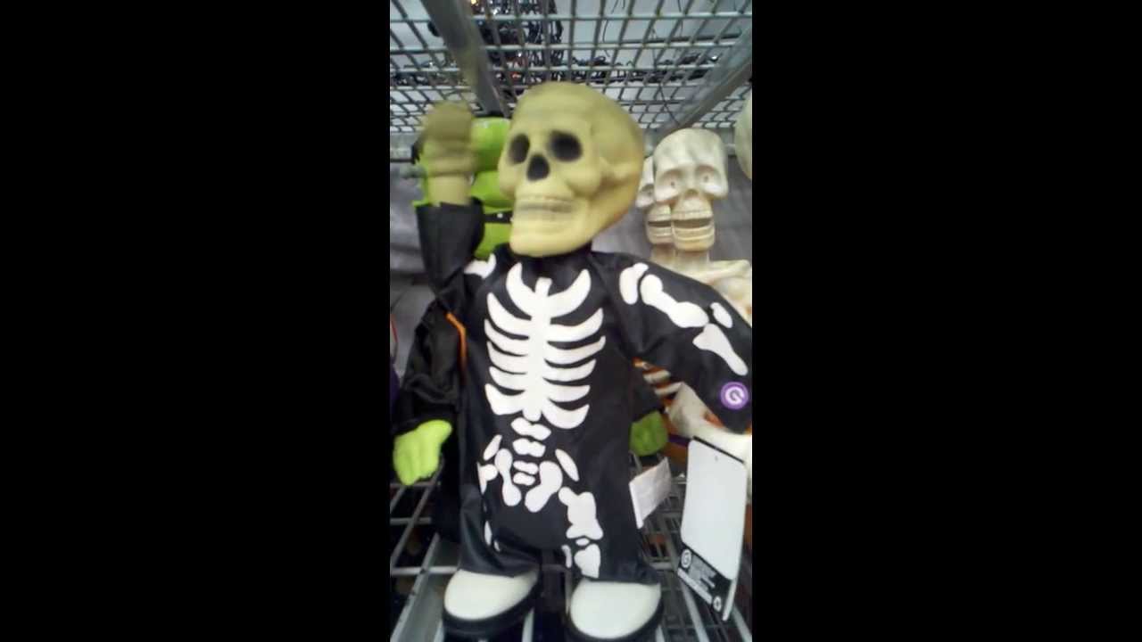 Lowe's Halloween Singing Skeleton 2013 YouTube