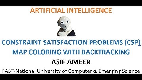 7  CSP MAP COLORING