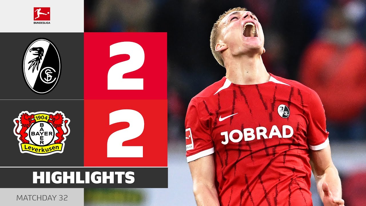 Last-Minute Heartbreak! | SC FREIBURG - BAYER 04 LEVERKUSEN | Highlights | MD 32 – Bundesliga 24/25