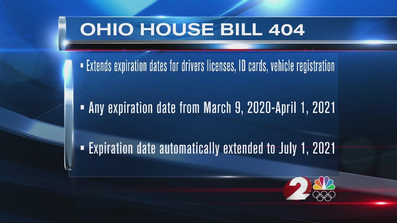 Ohio House bill extends expiration date of driver licenses, ID cards