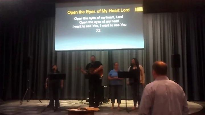 Open the eyes of my heart lord