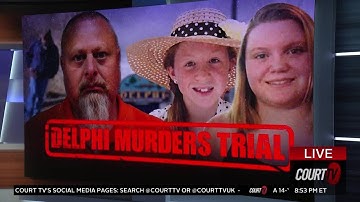 Moorden in Delphi: video opgenomen op de telefoon van een van de slachtoffers afgespeeld in de re...