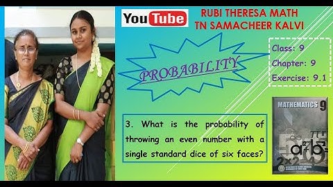 TN Samacheer Kalvi _  9th Maths  _ Probability _  Exercise 9.1 _ Sum 3