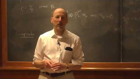 Introductory Lectures on Entanglement Entropy - Part 4