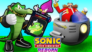 UNLOCK VECTOR & ESPIO FAST, EGGMAN HARD MODE & MORE! (Sonic Speed Simulator)