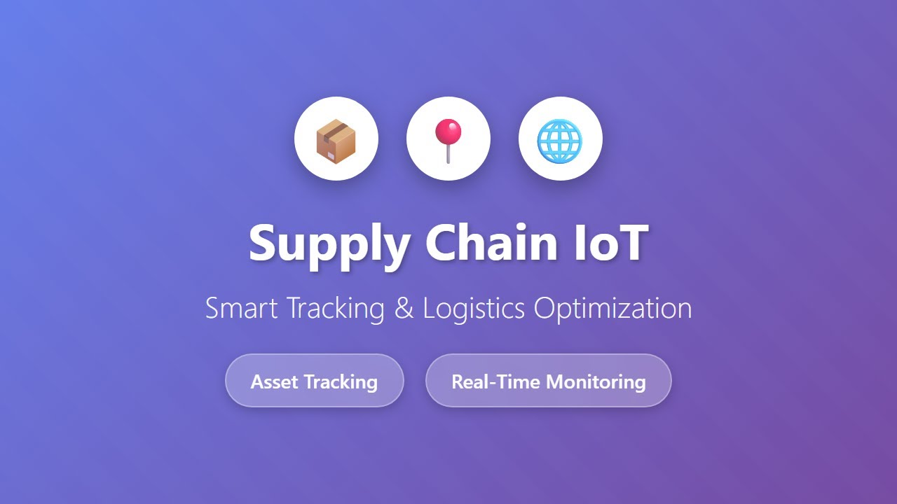 Интернет вещей в цепочке поставок: интеллектуальное отслеживание и оптимизация логистики.