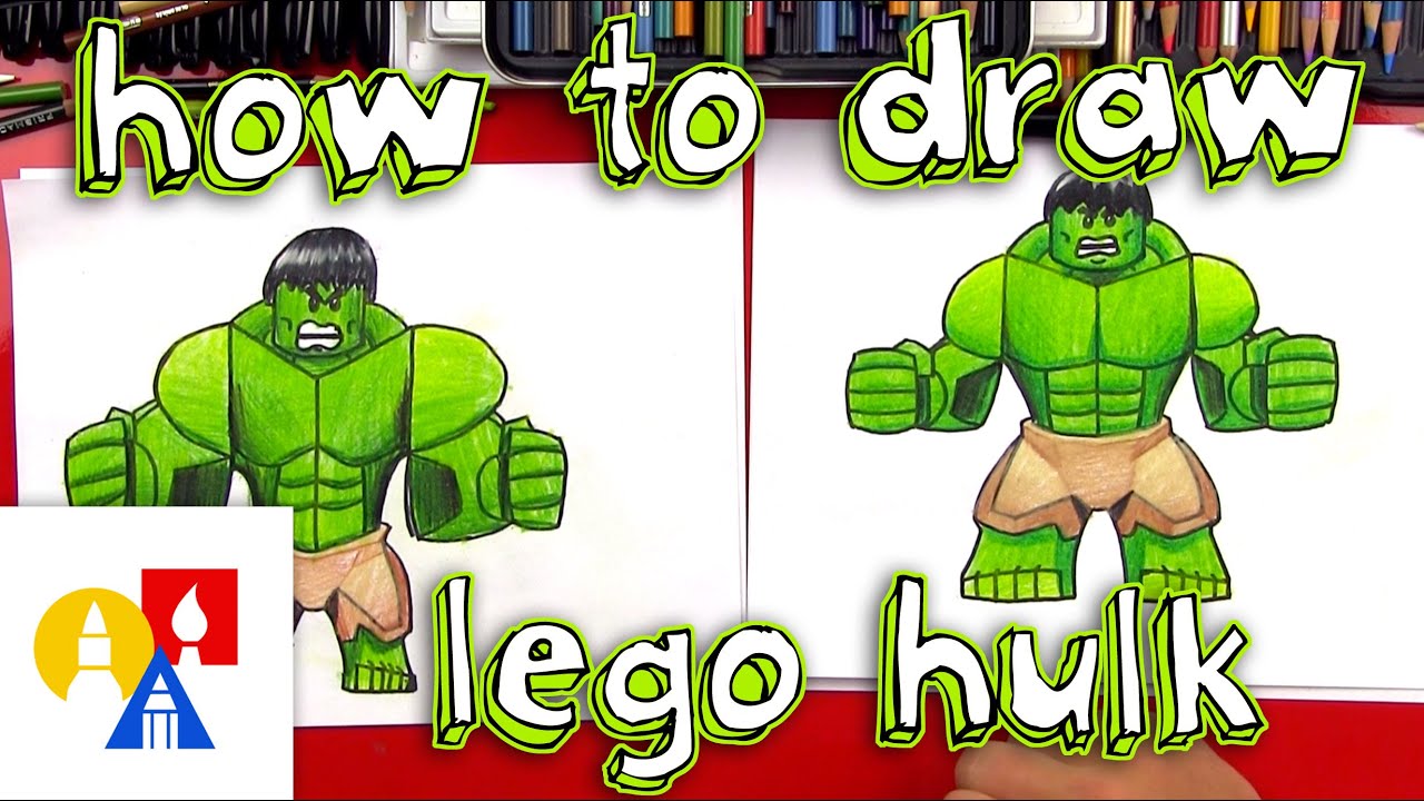 How To Draw Lego Hulk - YouTube