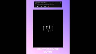 Want to make this simple text outro on Alight Motion Z 💯#animeedit #tutorial #text #mercedes #shorts