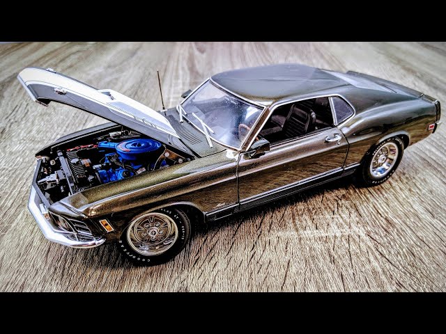 Ford Mustang Boss 1970 Highway 61 1:18 – Verte, Miniature Moulée Sous Pression