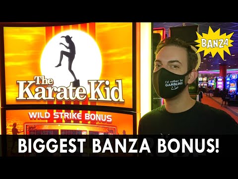💥 My Biggest BANZA Bonus 💥 The Karate Kid at Coushatta Casino