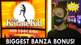 💥 My Biggest BANZA Bonus 💥 The Karate Kid at Coushatta Casino